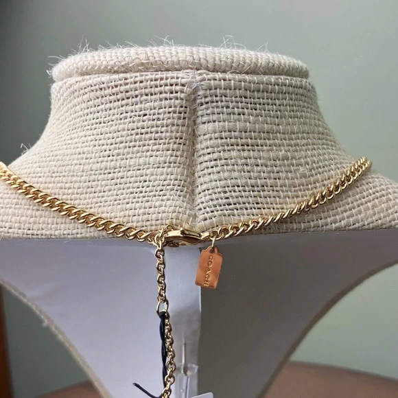 COACH Multicolor Letter Charm Necklace NWT - Picture 6 of 13